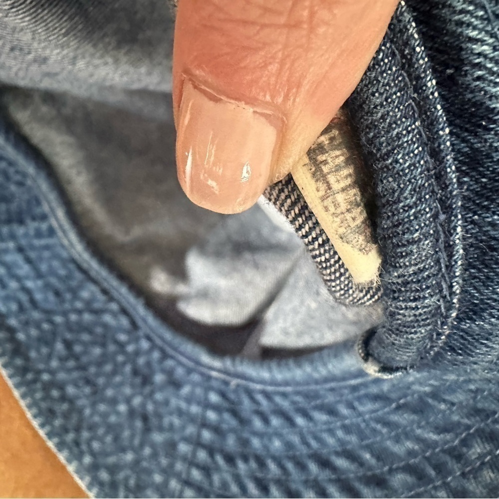 Faded Glory Denim Style Bucket Hat 100% cotton - Picture 3 of 5